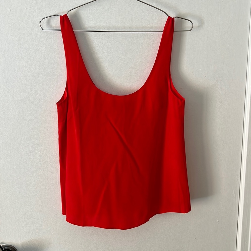 AYR Red Scoop Neck Tank Top